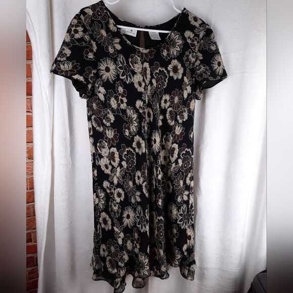 Liz Claiborne Floral Print Dress NWOT - Picture 3 of 15